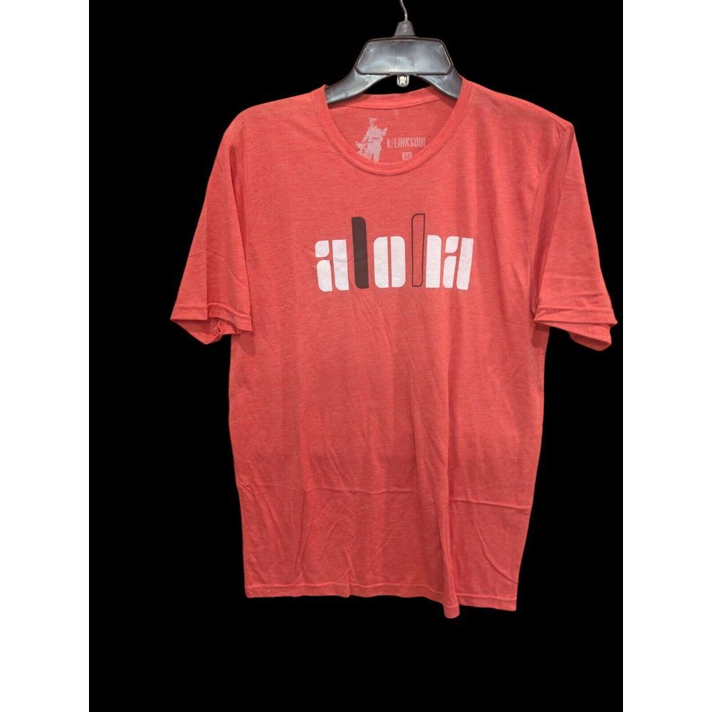 Linksoul Graphic T Shirt Aloha‎ Medium Red